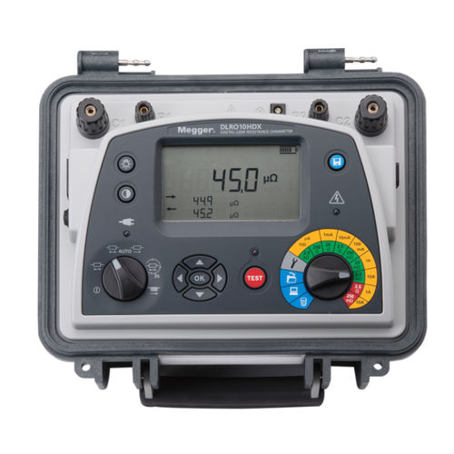 Digitales Ohmmeter - DLRO10HD Series - MEGGER - Tisch / mit niedrigem Widerstand / gehärtet