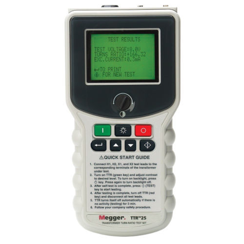 Digitaler Ratiometer - TTR25-1 - MEGGER - für Transformator
