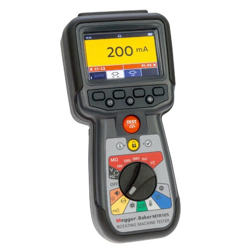 Motor-Tester - MTR105 - MEGGER - Durchgang / Widerstand / Isolierwiderstand