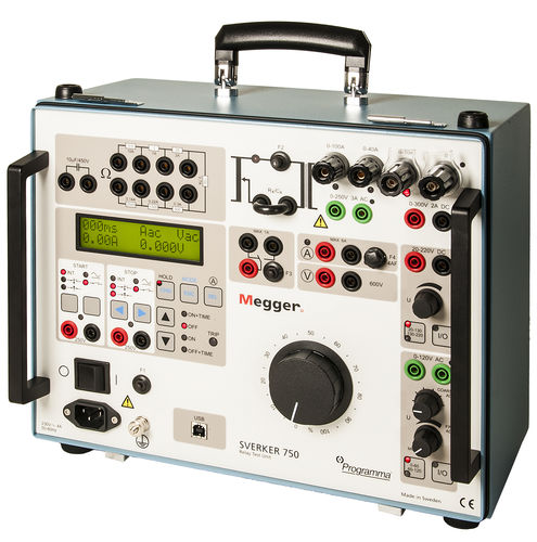 Testsystem für Relais - SVERKER 750/780 - MEGGER - elektrisch / für Stromnetz / für Schaltstation
