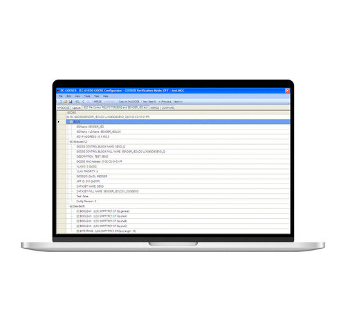 Software zur Verwaltung von technischen Daten - MGC – Megger GOOSE Configurator - MEGGER - Mapping / zur Fehlerbehebung / Stromnetz