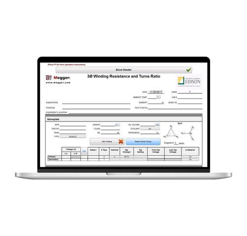 Datenverwaltungssoftware - PowerDB™ Pro - MEGGER - für Test / Datenbank / Server