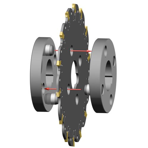 Scheibenfräser - KVNS™ KVNS series - Kennametal - Wendeplatten / Nuten / Schnittkante