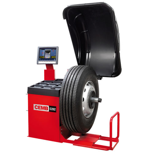 Reifenwuchtmaschine für LKW - C202SE - CEMB - mit Touchscreen