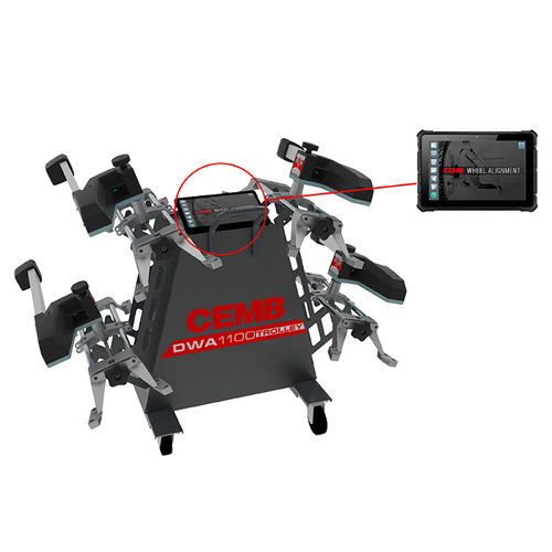 Achsmessgerät / 8 CCD - DWA1100 TROLLEY - CEMB - für PKW / tragbar