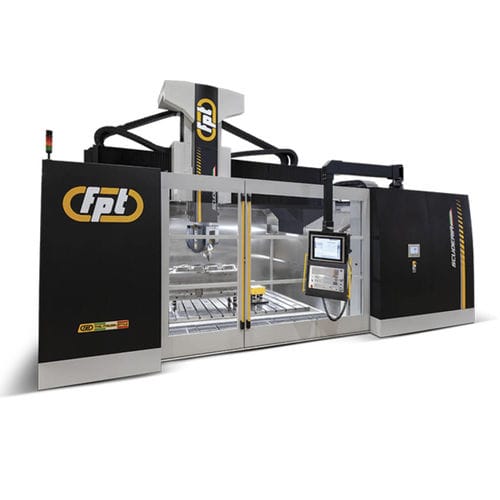 CNC-Fräsmaschine / mit mobilem Portal - SCUDERIA - FPT INDUSTRIE - 5-Achs / vertikal / für die Formindustrie