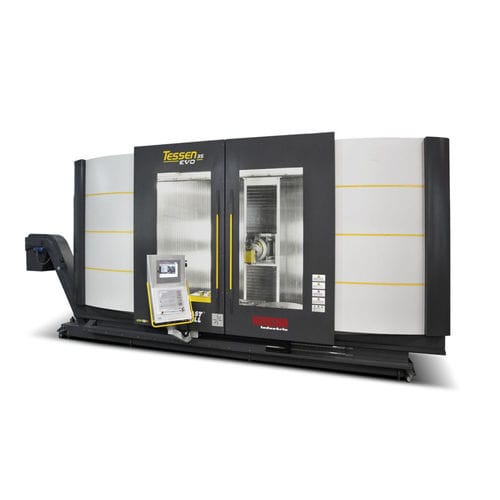 Horizontale CNC-Fräsmaschine - TESSEN EVO - FPT INDUSTRIE - 5-Achs / Fahrständer / mit mobilem Tisch