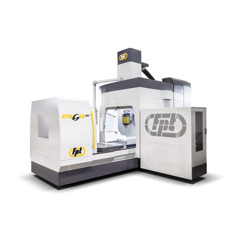 Vertikale CNC-Fräsmaschine - STINGER  - FPT INDUSTRIE - 5-Achs / mit Rotationstisch / für die Formindustrie