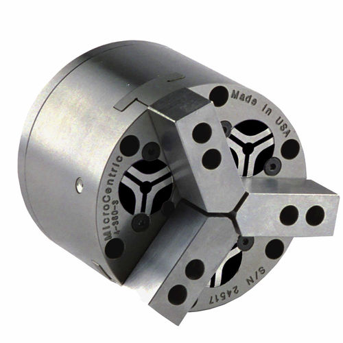 Kraftspannfutter - Long Stroke Air - Microcentric - 3-Backen / Zange / stationär