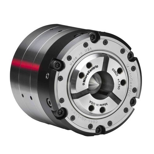 Spannzangenfutter für Bearbeitung - CB-AG - Microcentric - radial / Präzision / 3-Backen