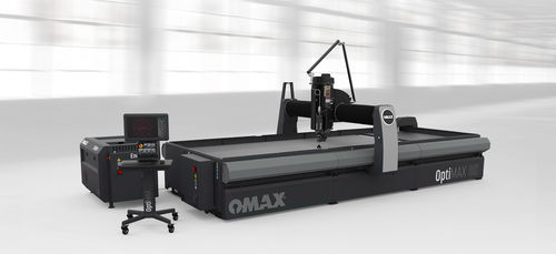 Abrasiv-Wasserstrahl-Schneidemaschine - OPTIMAX 80X series - OMAX - für Metall / für Kunststoffe / für Verbundwerkstoffe