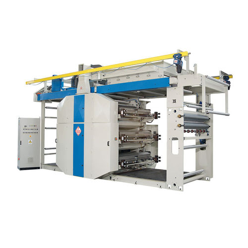 Inline-Flexodruckmaschine - SIRIO 6 series - bfm S.r.l., Costruzione Macchine per Materie Plastiche - 6-Farben / Kunststoffbeutel / für Papiertüten