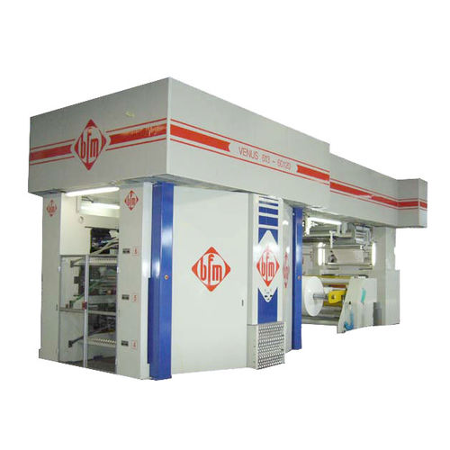 Zentraltrommel-Flexodruckmaschine - VENUS 6 series - bfm S.r.l., Costruzione Macchine per Materie Plastiche - 6-Farben / für Papier / für Kunststoff-Folien