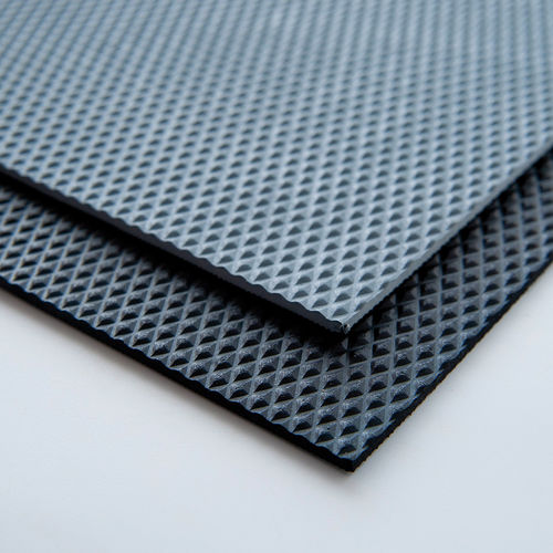 Anti-Ermüdung Matte - Junta Polymers Bvba - rutschfest / Gummi / mit Diamantrelief