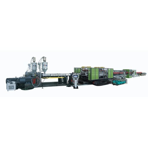 Produktionsanlage für Wellrohre - Jwell Extrusion Machinery Co., Ltd., Shanghai - für Drainagerohre / für Abwasserleitungen / für PVC-Rohre