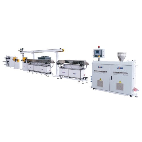 Extrusionsanlage mit Wasserkühlung - JWS45 - Jwell Extrusion Machinery Co., Ltd., Shanghai - Einschicht / mit Touchscreen / mit hohem Durchsatz