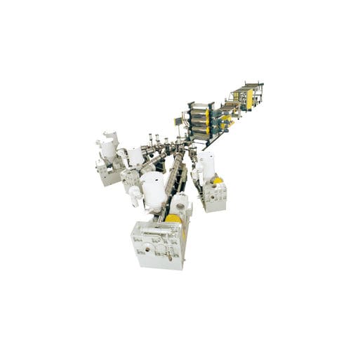 Mehrschicht-Extrusionsanlage - JW1 series - Jwell Extrusion Machinery Co., Ltd., Shanghai - mit Touchscreen / PLC-gesteuert / für die Medizintechnik
