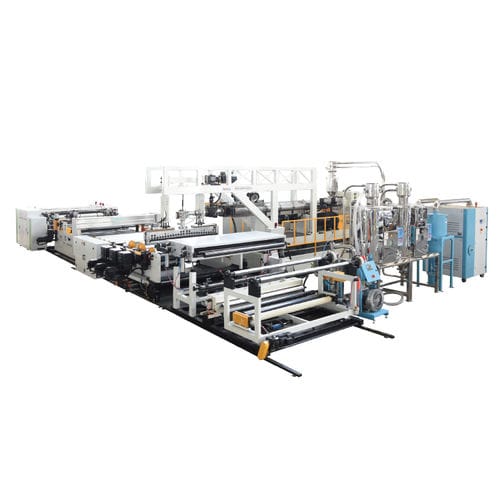 Flachfolien-Extrusionsanlage - JWS series - Jwell Extrusion Machinery Co., Ltd., Shanghai - für TPU / für wasserdichte Folien