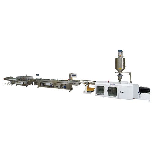 Extrusionsanlage mit Wasserkühlung - JWS-P series - Jwell Extrusion Machinery Co., Ltd., Shanghai - Einschicht / mit Touchscreen / doppelter Ausgang