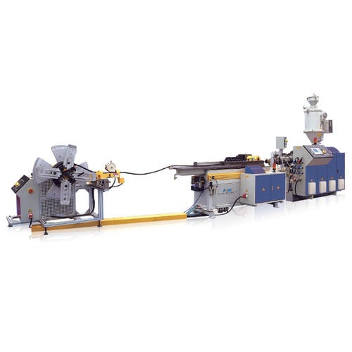 Einschicht-Extrusionsanlage - JWDBW series - Jwell Extrusion Machinery Co., Ltd., Shanghai - mit Touchscreen / PLC-gesteuert / für Rohre