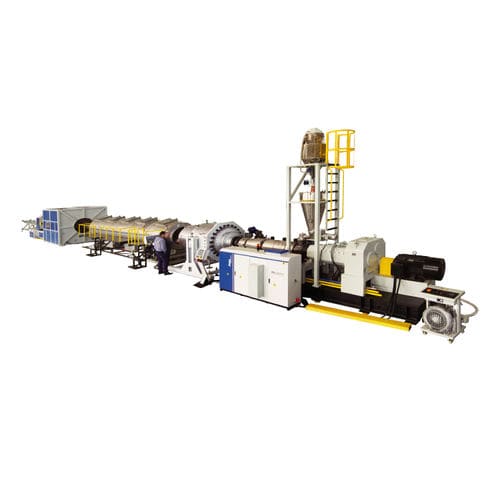 Doppelschneckenextrusionsanlage - JWG series - Jwell Extrusion Machinery Co., Ltd., Shanghai - für Rohre / für PVC / für Drainagerohre