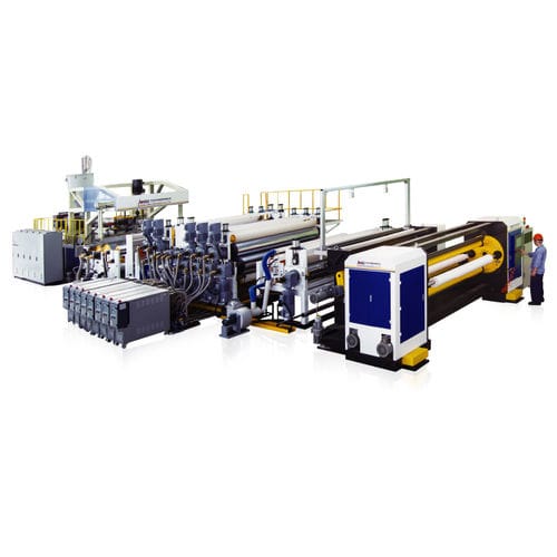 Mehrschicht-Extrusionsanlage - JSW1 series - Jwell Extrusion Machinery Co., Ltd., Shanghai - mit Touchscreen / PLC-gesteuert / für die Medizintechnik