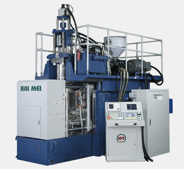 Extrusionsblasformmaschine - PBI series - Kai Mei Plastic Machinery Co., Ltd. - mit Speicherkopf