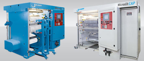 Folienwickler - Microslit Capacitor - Kampf Schneid- und Wickeltechnik GmbH & Co. KG - für Extrusionsanlagen
