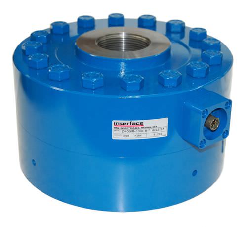 Wägezelle / Zug- und Druckkraft - 1.25 - 4 500 kN | 1000 series   - Interface, Inc. - zylindrisch / Dehnungsmessstreifen / mit Überlastschutz