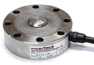 Druckkraft-Wägezelle - 2.5 - 100 kN | 3201 - Interface, Inc. - Knopf / Dehnungsmessstreifen / Edelstahl