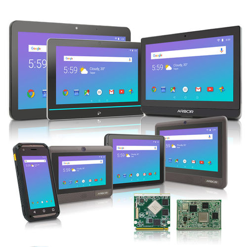 Panel-PC / mit Touchscreen - ARBOR Technology Corp. - Cortex ARM / Industrie