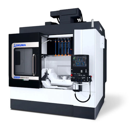 CNC-Bearbeitungszentrum / 5-Achs - GENOS M560V-5AX - OKUMA - vertikal / 40 Werkzeuge / kompakt