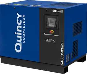 Drehschieber-Vakuumpumpe - QSV series - Quincy Compressor - geschmiert / einstufig / für Schwerlastanwendungen