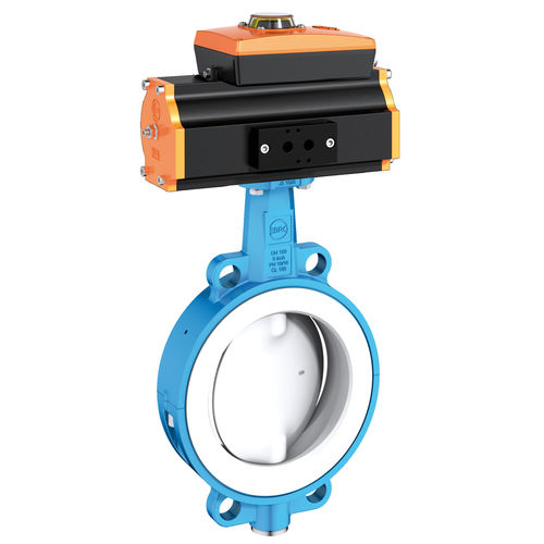Absperrklappe - T 211-A - EBRO ARMATUREN Gebr. Bröer GmbH - elektrisch betrieben / Steuerung / Absperr