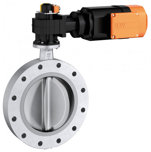 Ventil für Schüttgut - FS-M - EBRO ARMATUREN Gebr. Bröer GmbH - mit Absperrklappe / elektrisch betätigt / Steuerung