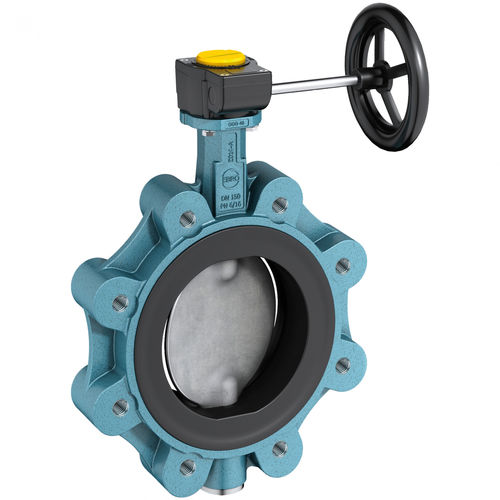 Absperrklappe - Z 014-B - EBRO ARMATUREN Gebr. Bröer GmbH - Hebel / Zwischenflansch / Lug-Typ