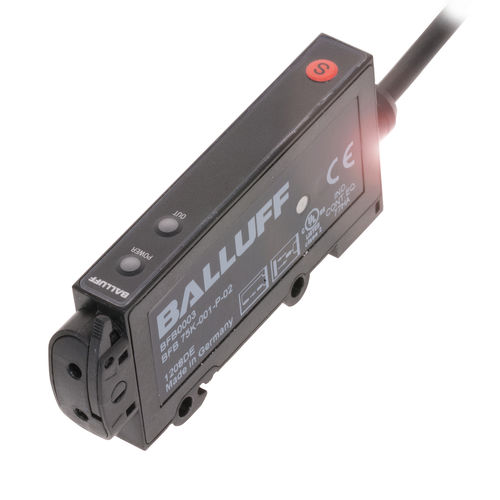 Einweg-Lichtschranke - BFB0003 - Balluff GmbH - rechteckig / LED / Glasfaser