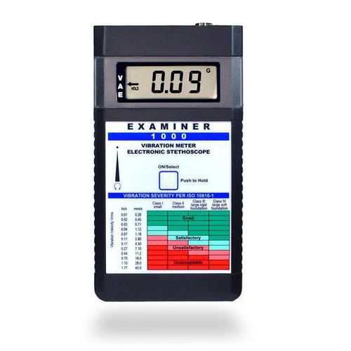 Schwingungsmessgerät für Maschinenüberwachung - Examiner 1000 - MONARCH INSTRUMENT - FFT / mit elektronischem Stethoskop
