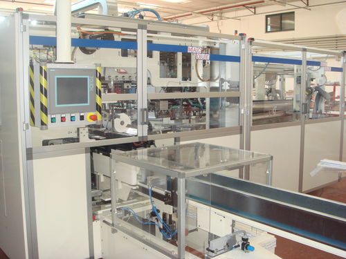Automatische Verpackungsmaschine - RS100 - MACDUE - Schrumpffolien / kontinuierlich / kompakt