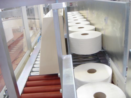 Stapelmaschine für Rollenförderer - STACKER HS - MACDUE - automatisch