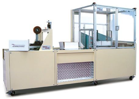 Vertikaler Kartonpacker - CARTONELLA -SA - MACDUE - halbautomatisch