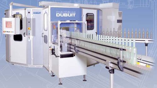 Servogesteuerte Siebdruckmaschine - max. 4 000 p/h | 912/7-G - MACHINES DUBUIT S.A.S.  - 4-Farben / für Glasflaschen
