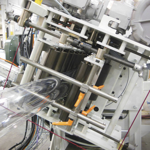 Coextrusionsanlage / 5 Schichten - Bi-Oriented Sausage Casing Line - Macro Engineering & Technology Inc. - 7 Schichten / Blasfolien / für PE