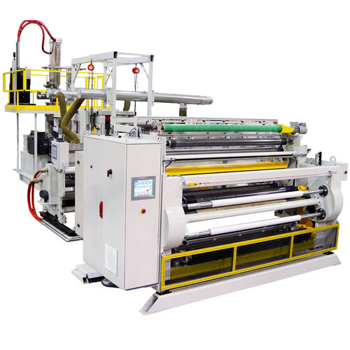 Flachfolien-Extrusionsanlage - PVC Cling Film Line - Macro Engineering & Technology Inc. - für PVC / Einschicht / für lebensmittelechte Folien