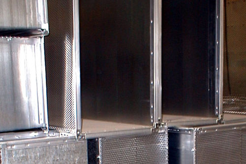 Starrer Luftkanal - 100 series - NESTRO Lufttechnik GmbH - rechteckig / Metall