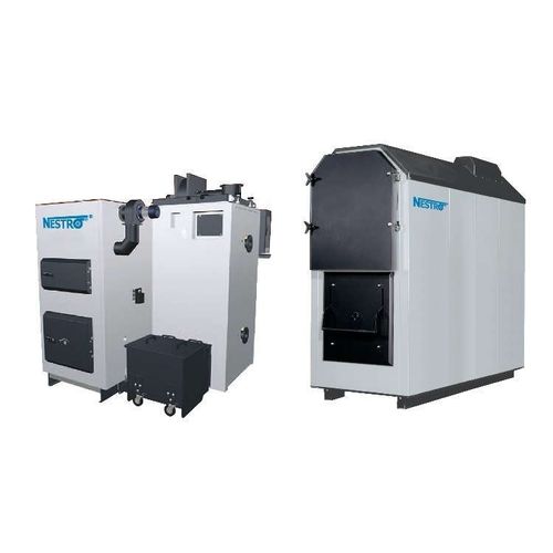 Heißwasserheizkessel - LIGNOTHERM series - NESTRO Lufttechnik GmbH - Biomasse / Feuerstelle mit schrägem Rost