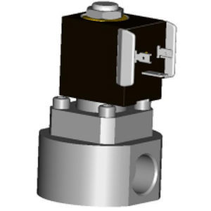 Direktgesteuertes Magnetventil - 21260 - ERA-SIB - 2-Wege / Wasser / für Gas