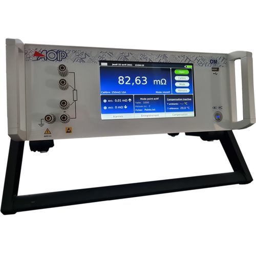 Digitales Mikroohmmeter - OM27 - AOIP - Tisch / 4-Leiter / batteriebetrieben