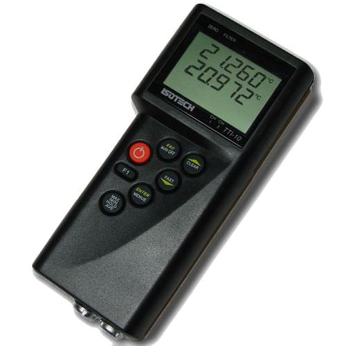 2-Kanal-Thermometer - TTI 10  - AOIP - Thermoelement / Platinen-Widerstand / mit LCD-Display