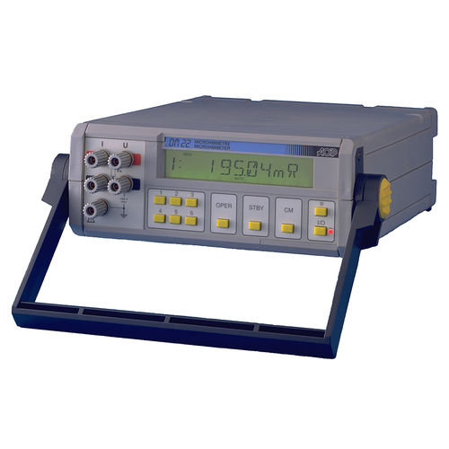 Digitales Mikroohmmeter - OM 22 - AOIP - Tisch / 4-Leiter